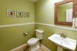 Having a powder room on the main level for guests is a desirable feature.